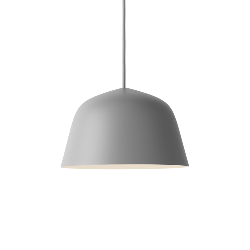 The small Ambit Pendant Lamp from Muuto in grey.