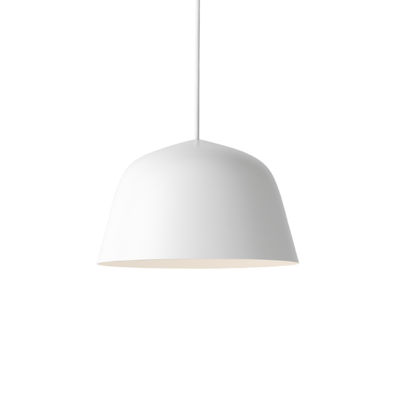 The small Ambit Pendant Lamp from Muuto in white.
