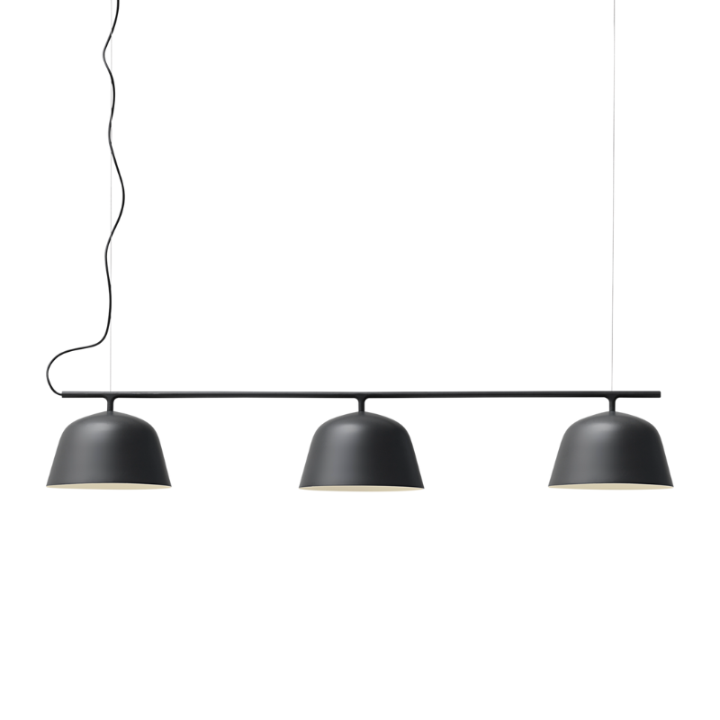 The Ambit Rail Lamp from Muuto in black.