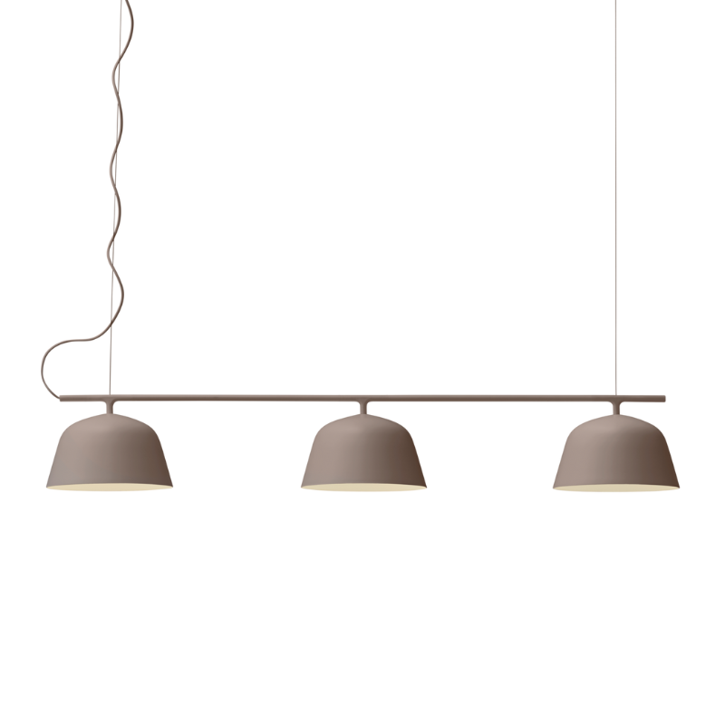 The Ambit Rail Lamp from Muuto in taupe.