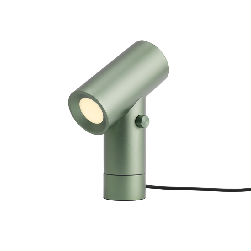 The Beam Table Lamp from Muuto in green.