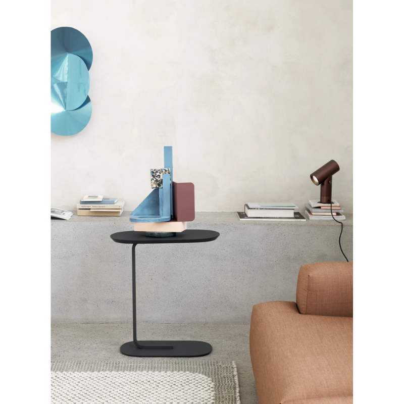 The Beam Table Lamp from Muuto in a home office.