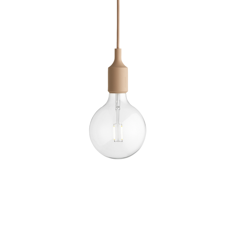 The E27 Pendant Lamp from Muuto in beige rose.