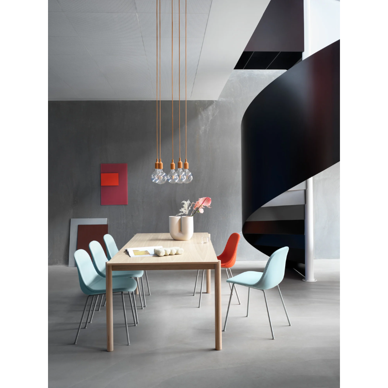 The E27 Pendant Lamp from Muuto in a dining area.