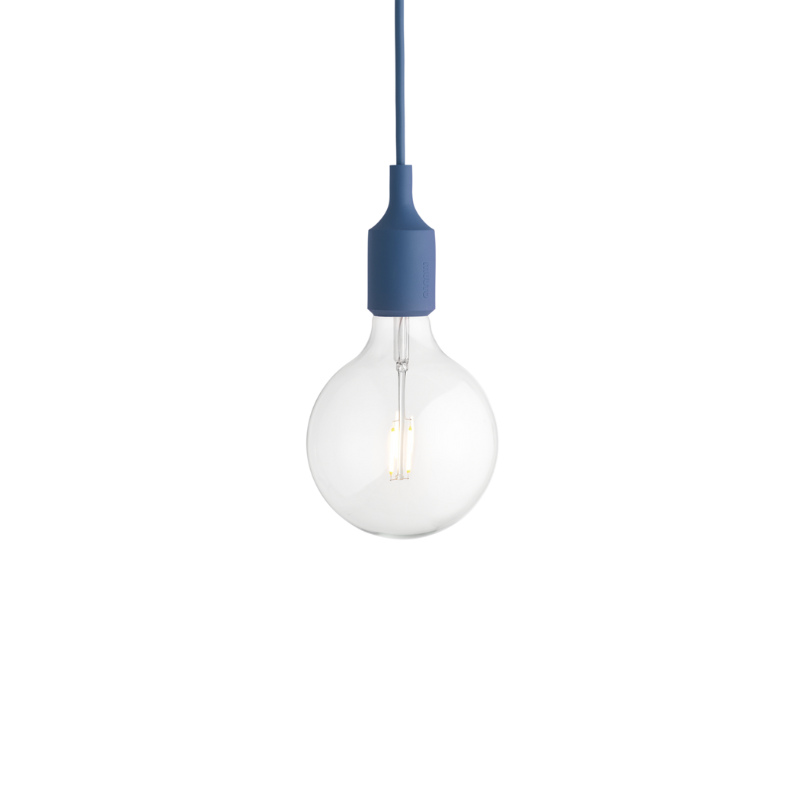 The E27 Pendant Lamp from Muuto in pale blue.