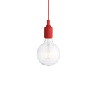 The E27 Pendant Lamp from Muuto in red.