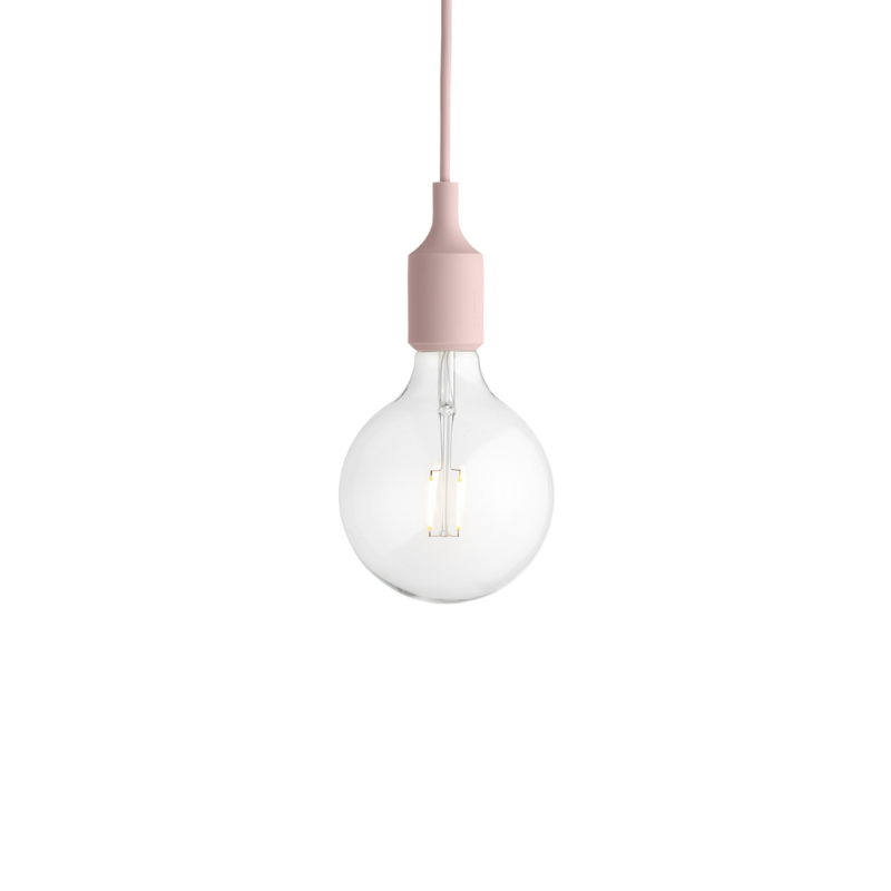 The E27 Pendant Lamp from Muuto in rose.