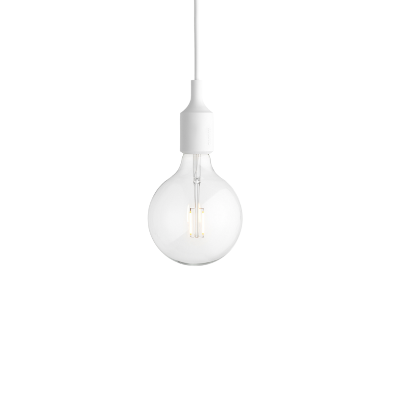 The E27 Pendant Lamp from Muuto in white.
