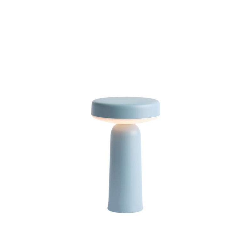 The Ease Portable Lamp from Muuto in light blue.