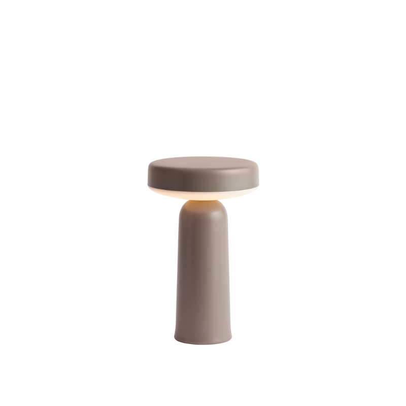 The Ease Portable Lamp from Muuto in taupe.