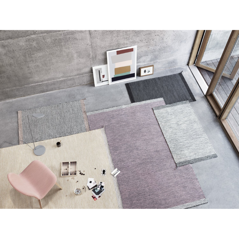The Leaf Floor Lamp from Muuto in a birds eye view angle lifestyle photograph.