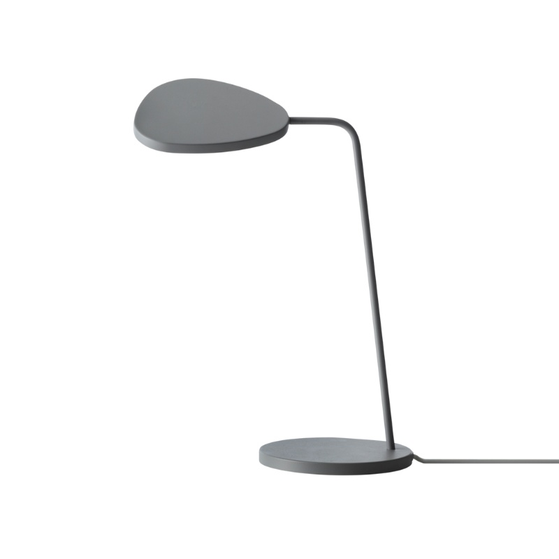 The Leaf Table Lamp from Muuto in grey.