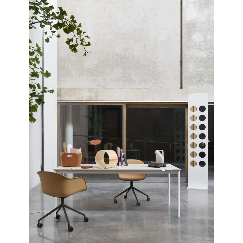 The Leaf Table Lamp from Muuto in a living space.