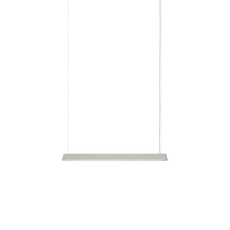 The medium Linear Pendant Lamp from Muuto in grey.