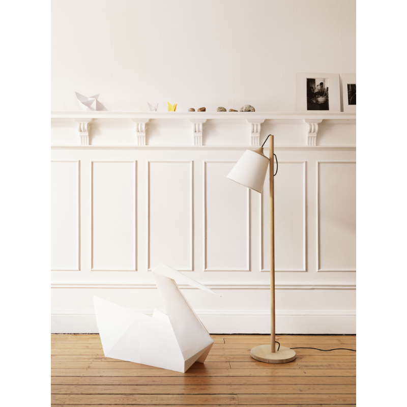 The Pull Floor Lamp from Muuto in a family space lifestyle photograph.