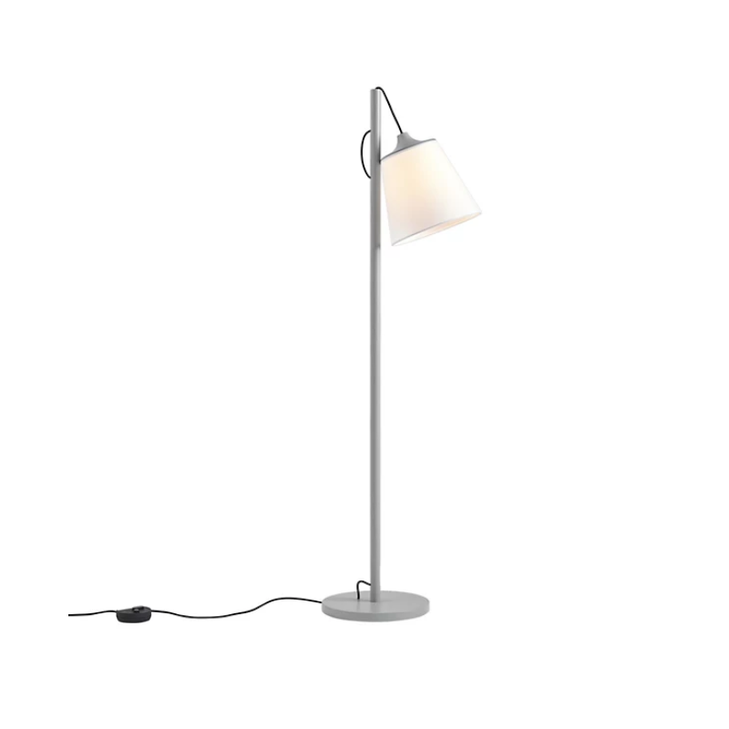 The Pull Floor Lamp from Muuto in grey and white.