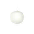 The Rime Pendant Lamp from Muuto in white, 14.6 inch size.