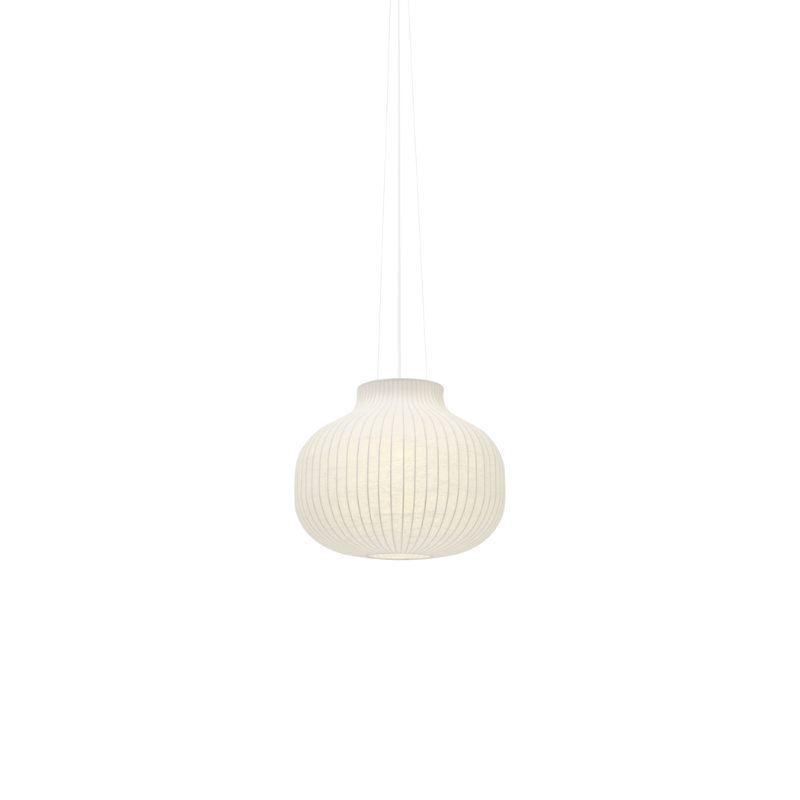 The closed Strand Pendant Lamp from Muuto, 17.7 inch size.