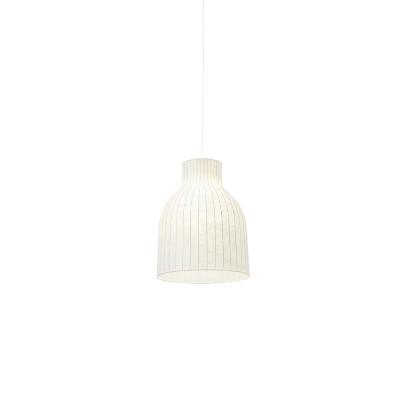 The open Strand Pendant Lamp from Muuto, 16 inch size.