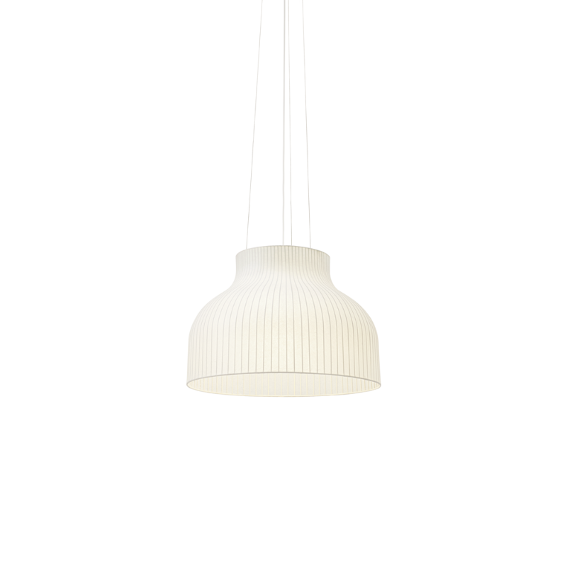 The open Strand Pendant Lamp from Muuto, 23.5 inch size.