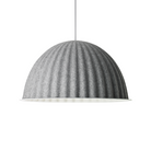 The large Under the Bell Pendant Lamp from Muuto in grey.