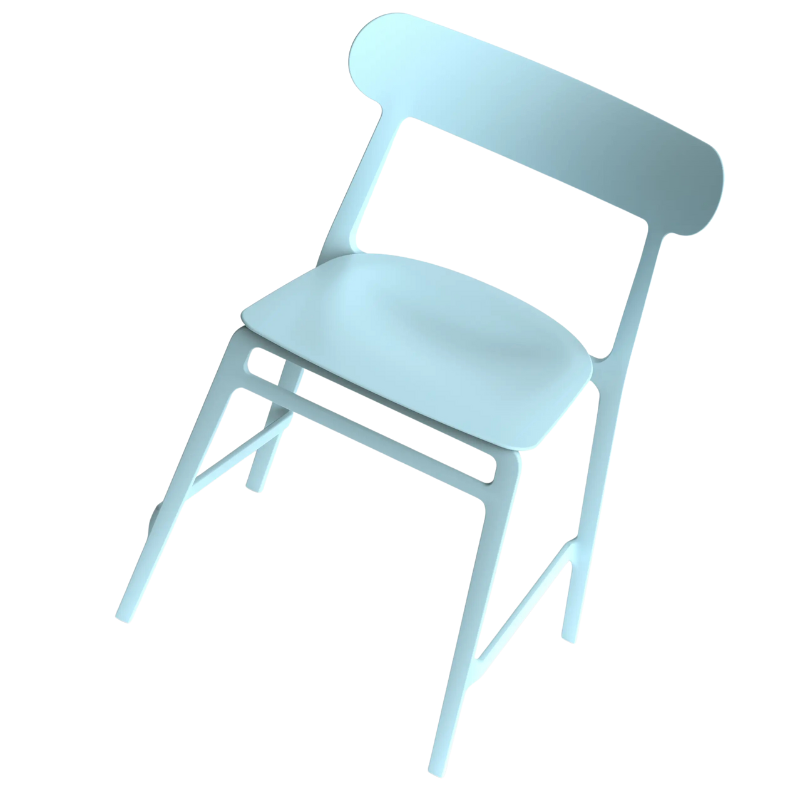 Lightly is the perfect chair for how we live today - super comfortable, lightweight, stackable and environmentally sensitive.