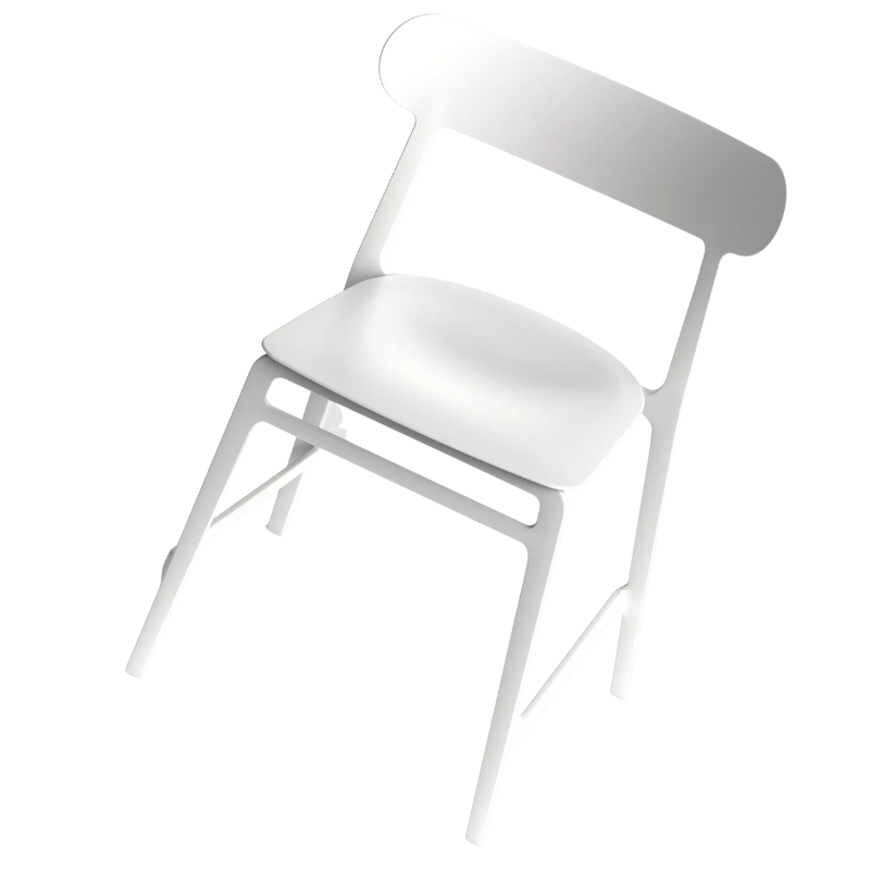 Lightly is the perfect chair for how we live today - super comfortable, lightweight, stackable and environmentally sensitive.