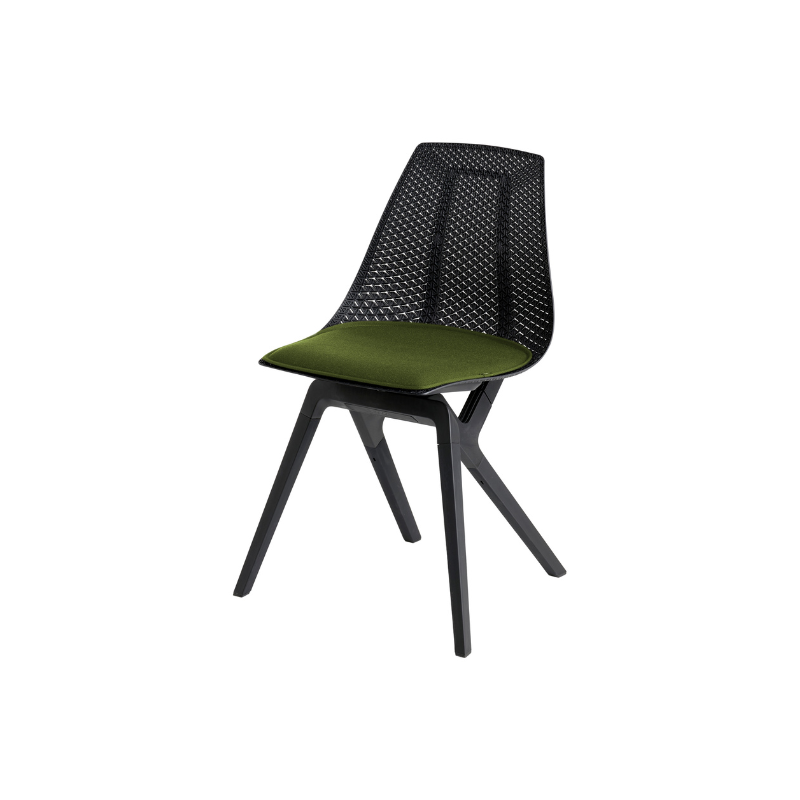 The Ironsand Move Chair from Noho with a fern topper.