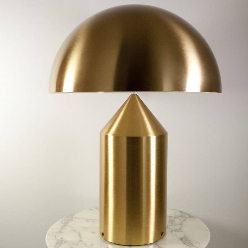 This is the Atollo Gold Table Lamp from Oluce.
