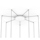 The 12 inch Bola Sphere Multi-Light Canopy from Pablo Designs in white.