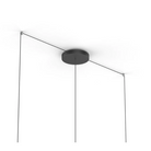The 9 inch Bola Sphere Multi-Light Canopy from Pablo Designs in black.