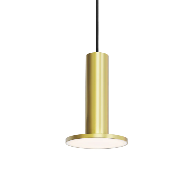 Boasting a robust 860 lumens of warm dimmable light, Cielo Plus maintains a compact and classic shape that integrates into any environment, regardless of style. Cielo Plus is offered in two refined machine-trace finishes in silver and brass as well as two textured painted finishes in white and black. Cielo can be suspended individually, in a series, or in chandelier groupings to provide warm and balanced illumination.