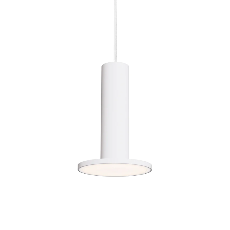Boasting a robust 860 lumens of warm dimmable light, Cielo Plus maintains a compact and classic shape that integrates into any environment, regardless of style. Cielo Plus is offered in two refined machine-trace finishes in silver and brass as well as two textured painted finishes in white and black. Cielo can be suspended individually, in a series, or in chandelier groupings to provide warm and balanced illumination.