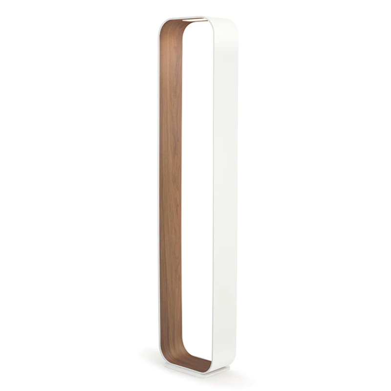 The Contour Floor from Pablo Designs in white and walnut.