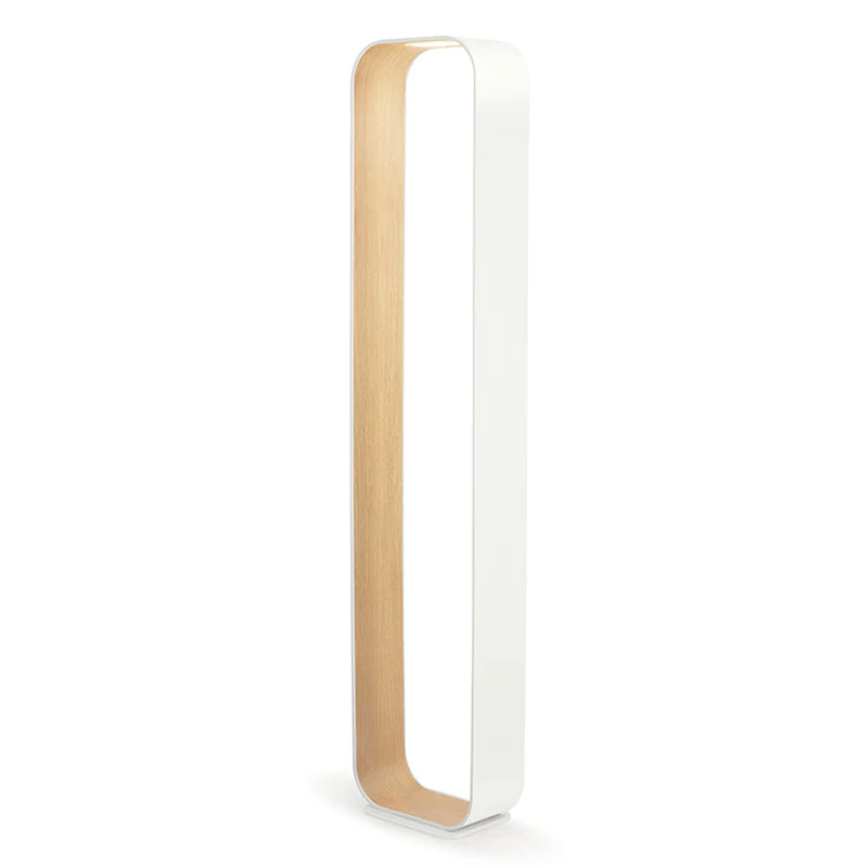 The Contour Floor from Pablo Designs in white and white oak.