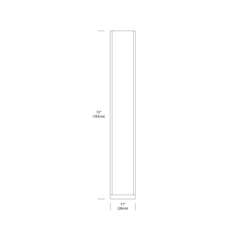 The dimensions for the large Cortina Floor.