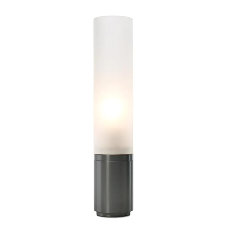 The Elise Table light from Pablo Designs, in the 12 inch size and black color.