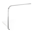 The LIM C under-surface table light from Pablo Designs in brushed aluminum.