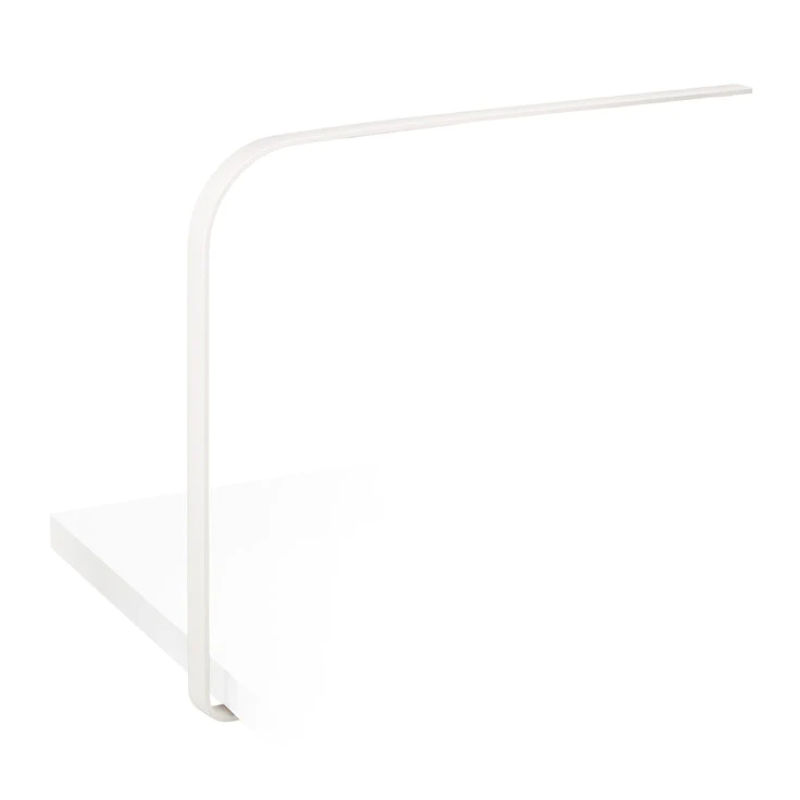 The LIM C under-surface table light from Pablo Designs in white.