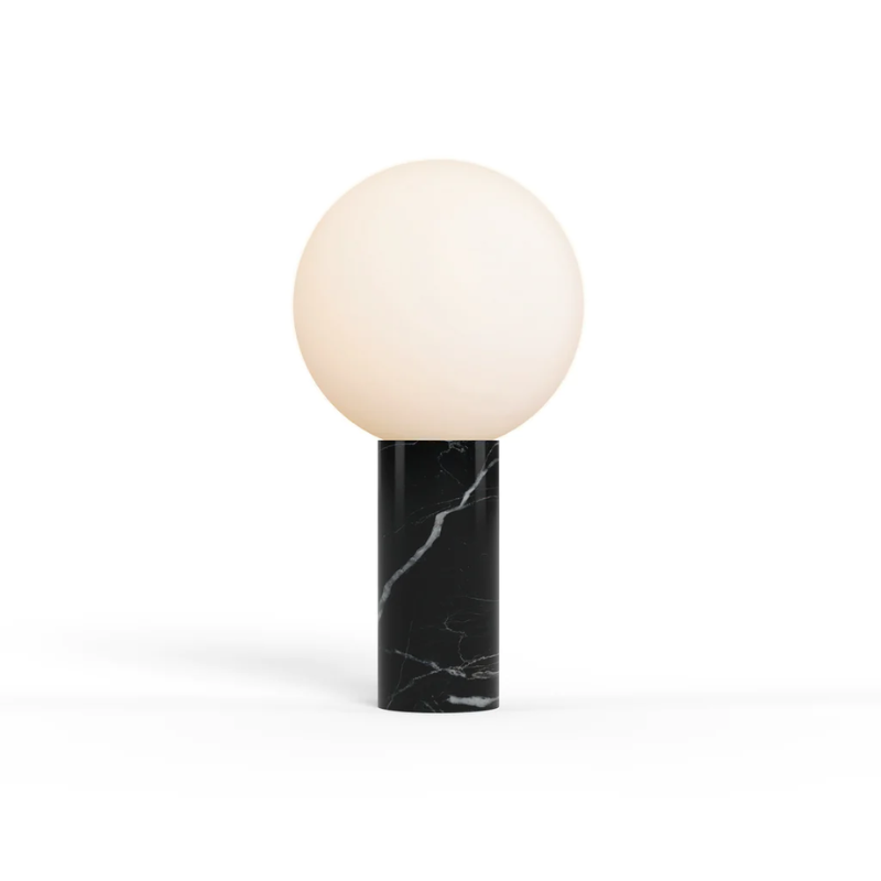 The Pilar from Pablo Designs with the marquina black marble base.
