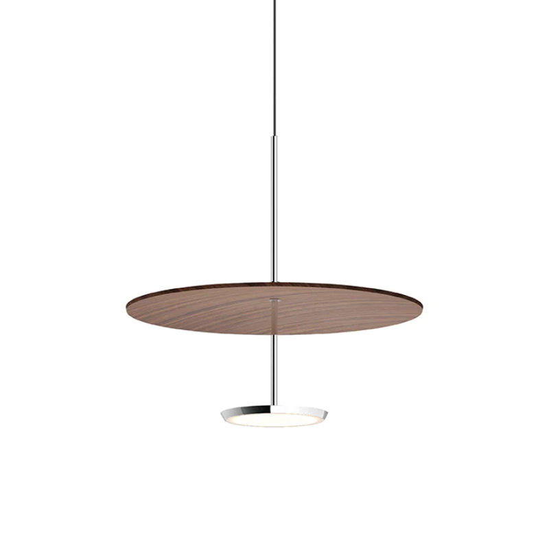 Sky Dome is available in pressed wood shade reflectors that when combined with their powerful 2-sided LED light source gives the lamp a weightless appearance while providing unparalleled illumination in all directions. Sky Dome combines form and function with unsurpassed quality and is available in 2 sizes : 18"(45.8cm) and 24"(61cm).