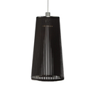 The 24 inch Solis Pendant from Pablo Designs in black.