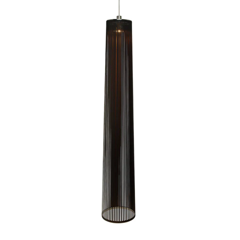 The 72 inch Solis Pendant from Pablo Designs in black.