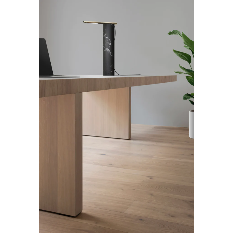 The T.O Table from Pablo Designs in an office.