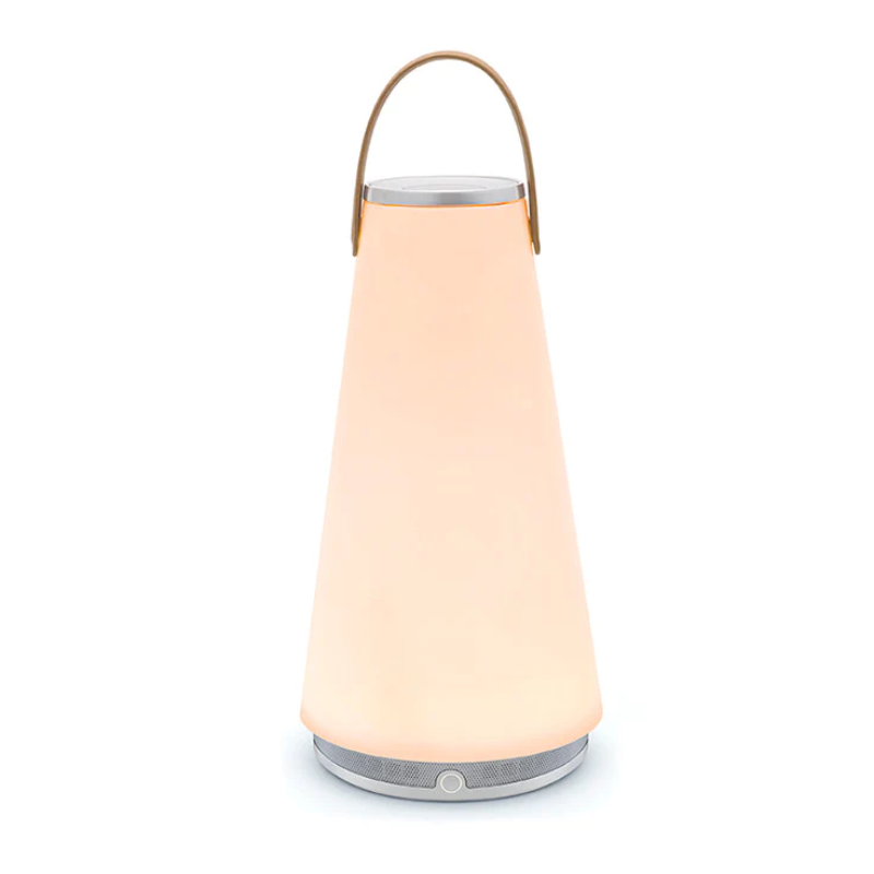 This is the Uma portable light and speaker from Pablo Designs.