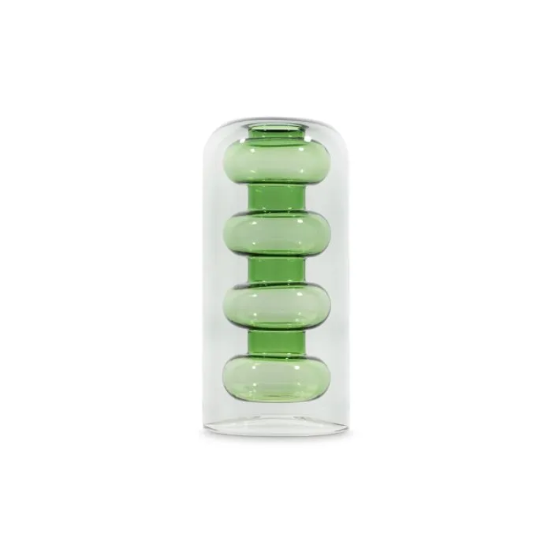 A Bump Vase Tall in Green by Tom Dixon.