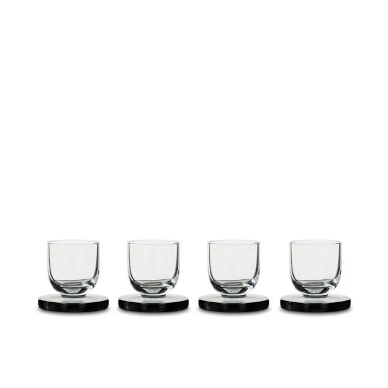 The set of four Puck Shot Glasses from Tom Dixon.
