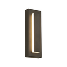 The 15 inch Aspen Outdoor Wall Sconce from Visual Comfort and Co in bronze.
