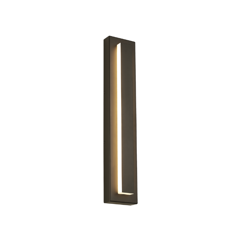 The 26 inch Aspen Outdoor Wall Sconce from Visual Comfort and Co in bronze.