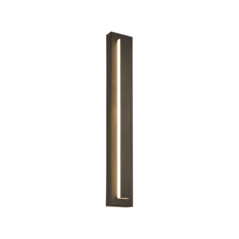 The 36 inch Aspen Outdoor Wall Sconce from Visual Comfort and Co in bronze.